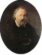 Nikolai Ge Alexander Herzen Spain oil painting artist